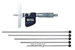 In Stock New Mitutoyo Depth Micrometer 329-250-30 DMC100-150MX with 6 Rods