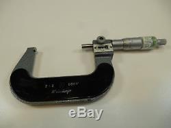 Lot Mitutoyo 193-212 & 193-213 Digit Micrometers with 1-2 & 2-3 Range + Standards