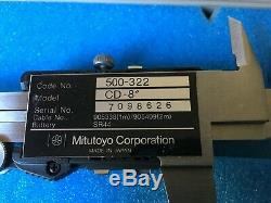Lot of 2 Mitutoyo Micrometer 500-322 Digital Caliper Digimatic CD-8 Tools