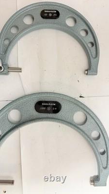 Lot of 2 Mitutoyo Micrometers, 3-4 & 4-5 Excellent Condition