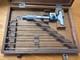 MITUTOYA. 001 DIGITAL COUNTER DEPTH MICROMETER with 6 Rods in Wood Case