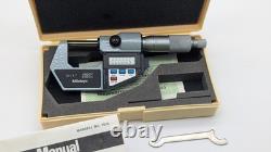 MITUTOYO. 00005 0-1 DIGITAL MICROMETER 293-721 DATA PORT machinist VERY NICE