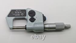 MITUTOYO. 00005 0-1 DIGITAL MICROMETER 293-721 DATA PORT machinist VERY NICE