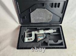 MITUTOYO. 00005 Resolution 0-1 Tube MICROMETER Digital No. 395-734