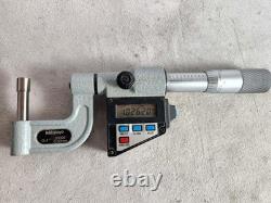 MITUTOYO. 00005 Resolution 0-1 Tube MICROMETER Digital No. 395-734