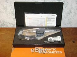 MITUTOYO 0-1 Inch DIGITAL BLADE MICROMETER NO 422-330-30 with CASE SEALED