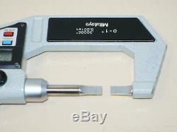 MITUTOYO 0-1 Inch DIGITAL BLADE MICROMETER NO 422-341-10 with CASE