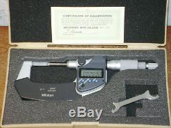 MITUTOYO 0-1 Inch DIGITAL BLADE MICROMETER NO. 422-360 with CASE