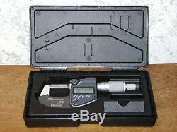 MITUTOYO 0-1 Inch DIGITAL MICROMETER NO 293-340-30 with CASE