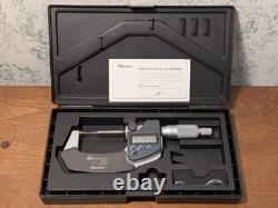 MITUTOYO 0-1 Inch DIGITAL Point MICROMETER NO 342-351-30 with CASE