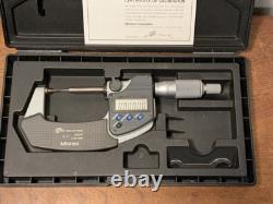 MITUTOYO 0-1 Inch DIGITAL Point MICROMETER NO 342-351-30 with CASE