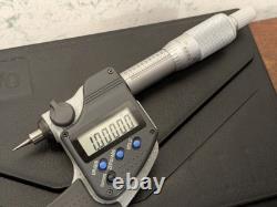 MITUTOYO 0-1 Inch DIGITAL Point MICROMETER NO 342-351-30 with CASE