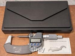 MITUTOYO 0-1 Inch DIGITAL Point MICROMETER NO 342-351-30 with CASE