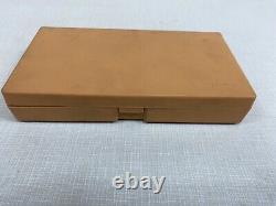 MITUTOYO 0-1 Inch Digit DISC FLANGE MICROMETER # 223-125 with case + wrench