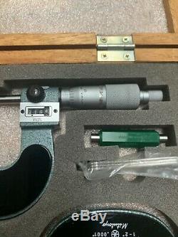 MITUTOYO 0-3 inch Digital Outside Micrometer. 0001 1 2 Standards Set Machinist