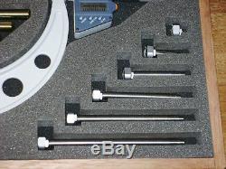 MITUTOYO 0-6 Inch DIGITAL MICROMETER SET NO 340-711-30 with STANDARDS