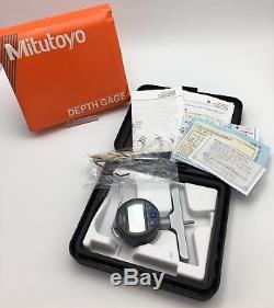 MITUTOYO 0-8 Digital Depth Indicator Model 547-218S with 4 Base, Machinist Tool