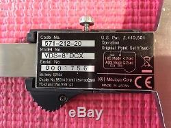 MITUTOYO 0-8 inch Digital depth Indicator model 571-212-20-VDS-8 machinist tool