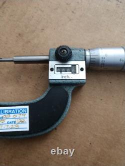 MITUTOYO 131-166 Digital Spline MICROMETER 0-1.0001