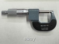 MITUTOYO 193-111 Digital Outside Micrometer 0-25mm with 0.001mm Grad. Japan VGC