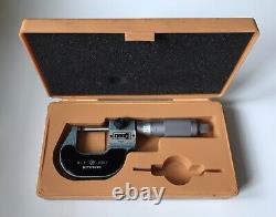 MITUTOYO 193-211 Micrometer, 0-1 With Case
