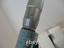 MITUTOYO # 193-212 Digital Micrometer, 1 2 x. 0001, Carbide, Friction, LN