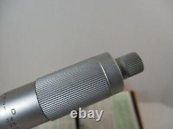 MITUTOYO # 193-212 Digital Micrometer, 1 2 x. 0001, Carbide, Friction, LN