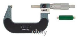 MITUTOYO 193-213 Digital Micrometer, 2-3 In, Ratchet