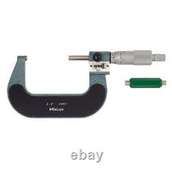 MITUTOYO 193-213 Digital Micrometer, 2-3 In, Ratchet 4CGF4