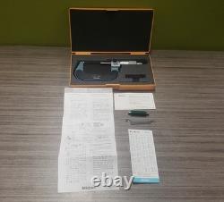 MITUTOYO 193-213 Digital Outside 2-3 Micrometer. 0001 With Box & Papers
