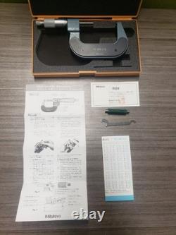 MITUTOYO 193-213 Digital Outside 2-3 Micrometer. 0001 With Box & Papers