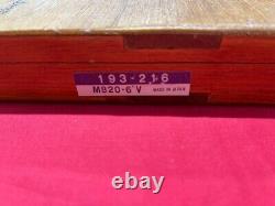 MITUTOYO 193-216 Digit Outside Micrometer, 5-6 VINTAGE