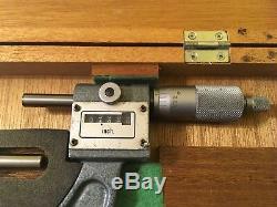 MITUTOYO 193-216 Rolling Digit Outside Micrometer, 5-6 Range. 0001 Grad