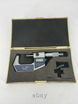 MITUTOYO 1-2 DIGITAL OUTSIDE MICROMETER 293-722-30 With CASE. 00005