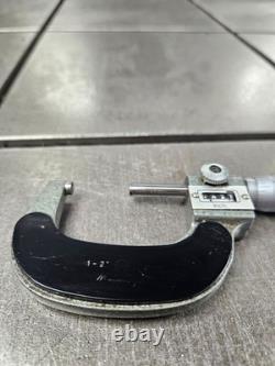 MITUTOYO 1-2 No. 193-212 Rolling Digital Micrometer. 0001 In Box #8003
