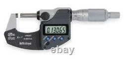 MITUTOYO 293-330-30CAL Electronic Micrometer, 1 In, Cert, SPC