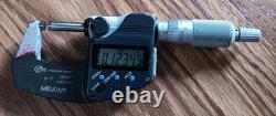 MITUTOYO 293-330-30 0 1 (0 25mm) Range. 0001 Flat End Outside Micrometer