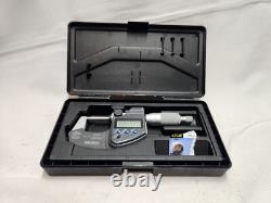 MITUTOYO 293-330 MICROMETER 1 / 25.4mm IP65 RATCHET Lock SPC DIGITAL DIGIMATIC