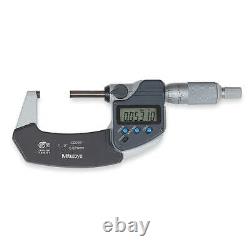 MITUTOYO 293-331-30 Digital Micrometer, 1-2In, 0.00005, SPC