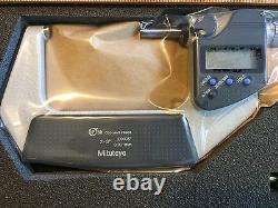 MITUTOYO 293-332-30 Coolant Proof Digital Micrometer With Ratchet Stop