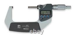 MITUTOYO 293-332-30 Digital Micrometer, 2-3In, 0.00005, Ratchet