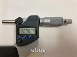 MITUTOYO 293-332-30 Digital Micrometer, 2-3In, 0.00005, Ratchet