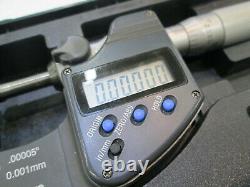 MITUTOYO 293-335 Digital Outside Micrometer, Inch/Metric 0-1.00005, 0.001mm