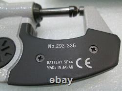MITUTOYO 293-335 Digital Outside Micrometer, Inch/Metric 0-1.00005, 0.001mm