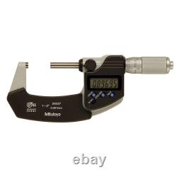 MITUTOYO 293-336-30 Electronic Micrometer, 1-2 In, 0.00005 In 4CGF8