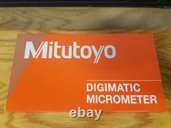 MITUTOYO 293-341-30 Digimatic Outside Micrometer, 1-2 IP65 NEW