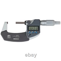 MITUTOYO 293-341-30 Digital Micrometer, Outside, 1 to 2 In 6NPY6