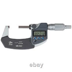 MITUTOYO 293-341-30 Digital Micrometer, Outside, 1 to 2 In 6NPY6