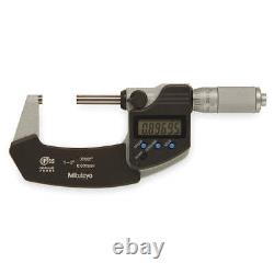 MITUTOYO 293-345-30 Electronic Digital Micrometer, 1 to 2 In 1ARD5