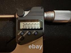 MITUTOYO 293-347-30 3-4 Electronic Digital Micrometer. 00005 Res. 0001 Accuracy